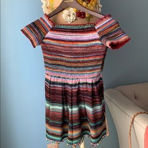 Off the shoulder Anthro jumpsuit